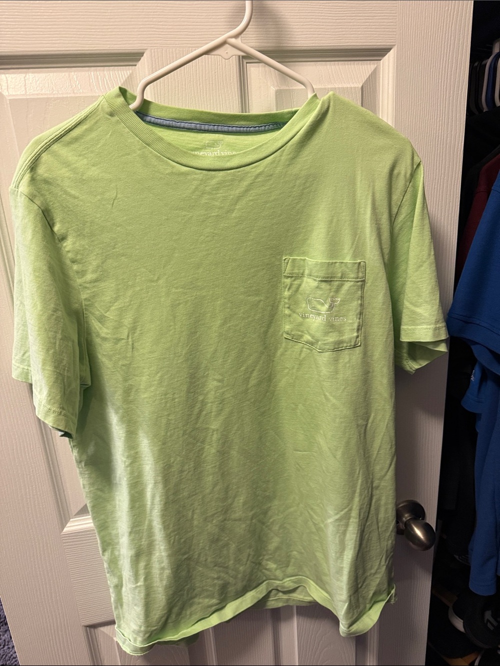 Vineyard Vines Men’s Short Sleeve Pocket Tee - Lime Green
